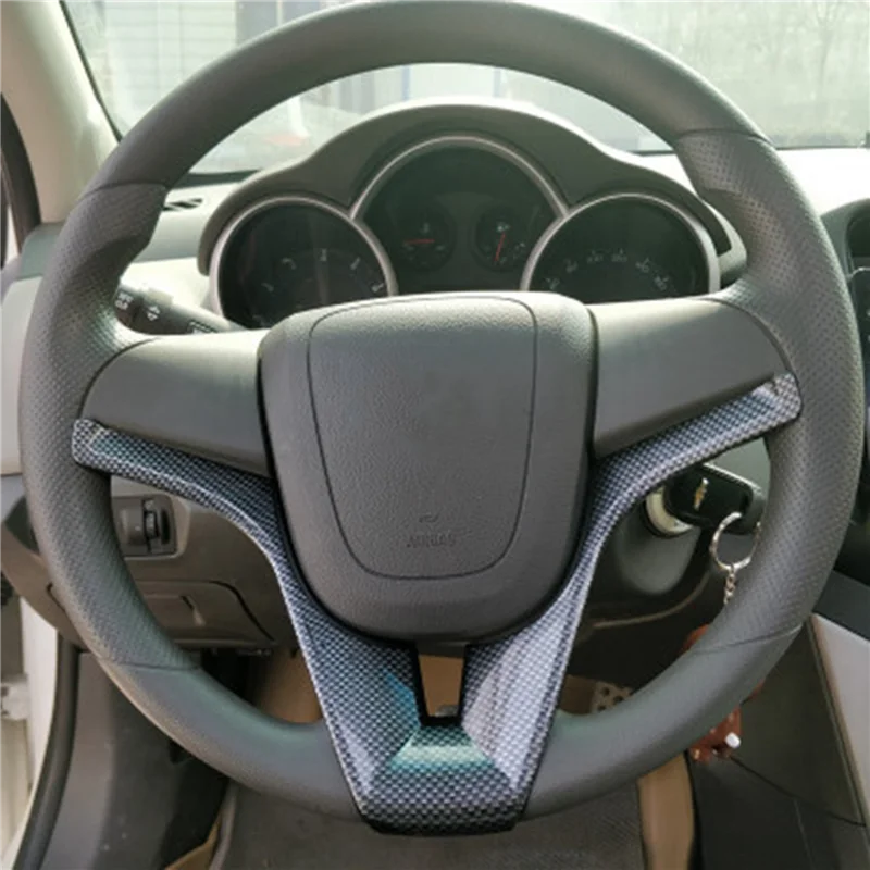 A03Q-2X Car Carbon Fiber Interior Steering Wheel Trim For Classic Cruze Sedan Hatchback 2009-2015
A03Q-2X Car Carbon Fiber Interior Steering Wheel Trim For Classic Cruze Sedan Hatchback 2009-2015
