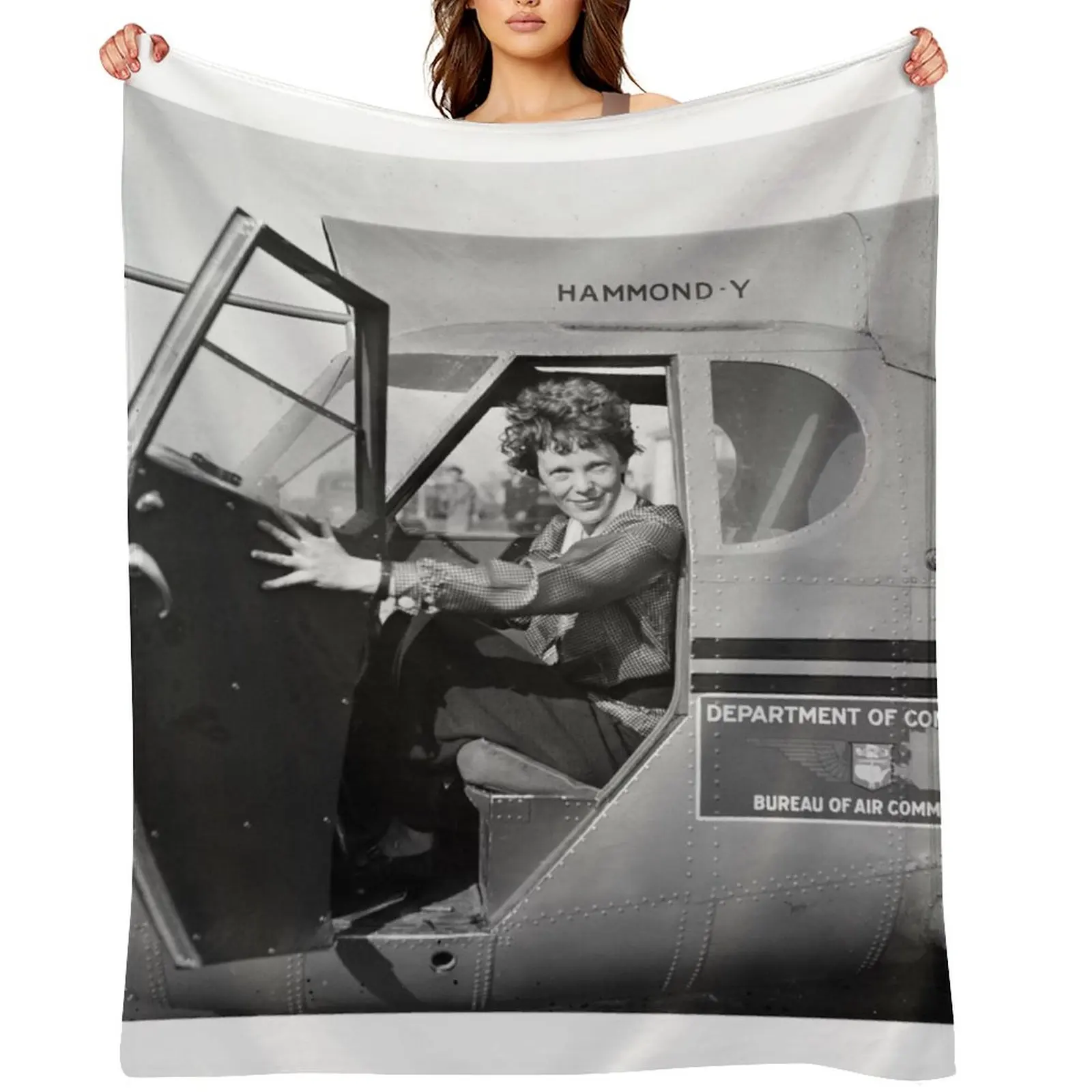 Amelia Earhart Throw Blanket Moving Soft Plush Plaid Decorative Sofas For Baby Blankets
Amelia Earhart Throw Blanket Moving Soft Plush Plaid Decorative Sofas For Baby Blankets