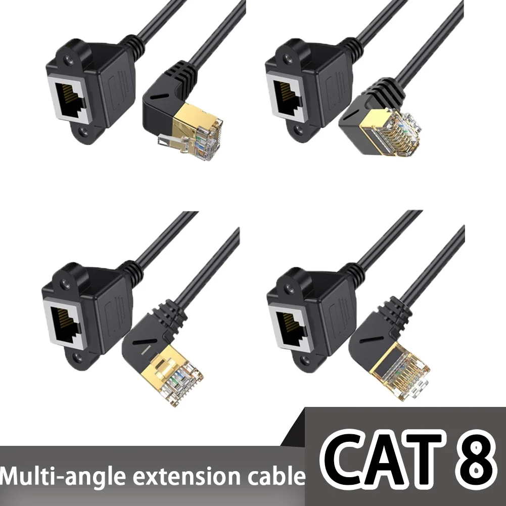 Cat8 Ethernet Extension Cable Slim RJ45 Cat7/Cat6 Male To Female Ethernet Extender Adapter For PC Laptop Ethernet Cable 50cm
Cat8 Ethernet Extension Cable Slim RJ45 Cat7/Cat6 Male To Female Ethernet Extender Adapter For PC Laptop Ethernet Cable 50cm