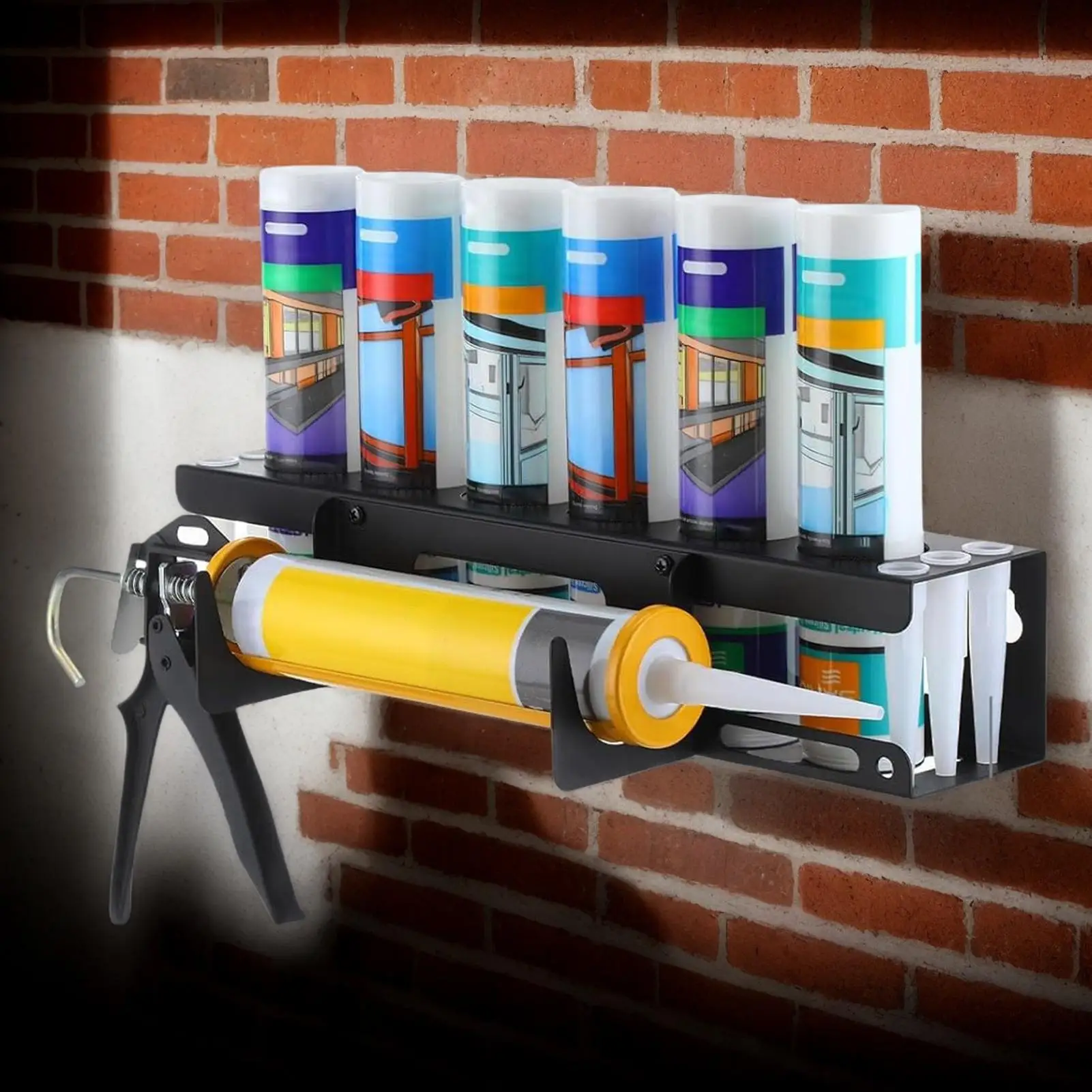 Caulk Tube Holder Rack Heavy Duty Wall Mounted Tube Holder Hand Caulking Storage For Construction Workers Renovators Handymen
Caulk Tube Holder Rack Heavy Duty Wall Mounted Tube Holder Hand Caulking Storage For Construction Workers Renovators Handymen
