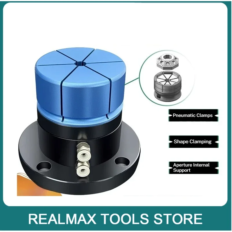 CNC machining center ID OD Pneumatic Workingholding Clamps Workpiece Clamping Fixtures Any Shape Hold On External Internal Form
CNC machining center ID OD Pneumatic Workingholding Clamps Workpiece Clamping Fixtures Any Shape Hold On External Internal Form