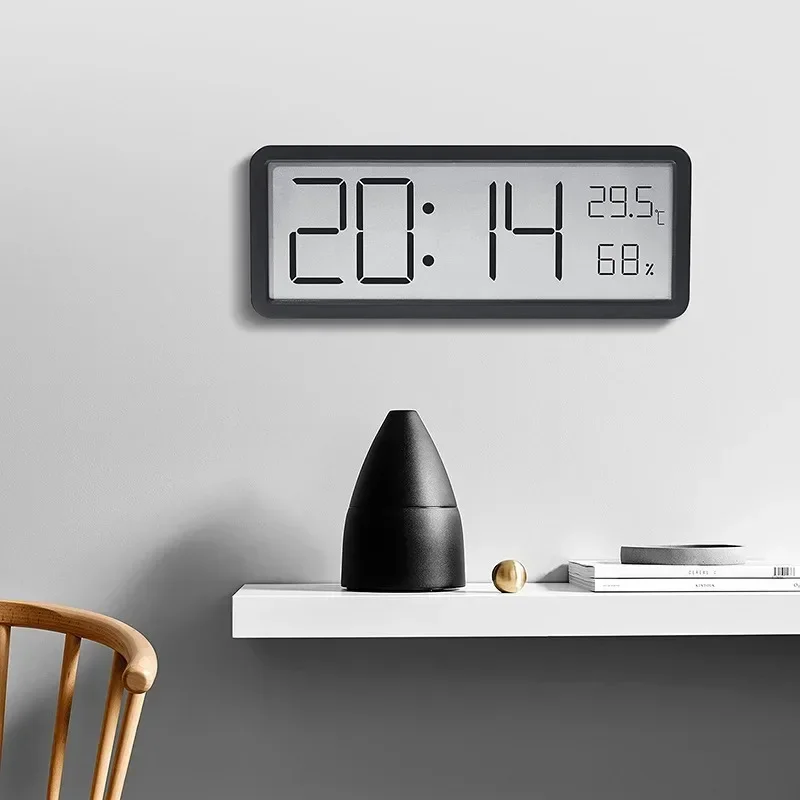 LCD Screen Digital Wall Clock Time Temperature Humidity Time Display Electronic Clock Desktop Digital Clock Battery Powered dental decoration reloj de pared reloj de pared creativo
LCD Screen Digital Wall Clock Time Temperature Humidity Time Display Electronic Clock Desktop Digital Clock Battery Powered dental decoration reloj de pared reloj de pared creativo