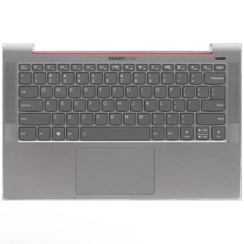 WAF US English Grey Keyboard Upper Case Palmrest Shell Cover For Lenovo Ducati 5 5CB0Z28356
WAF US English Grey Keyboard Upper Case Palmrest Shell Cover For Lenovo Ducati 5 5CB0Z28356