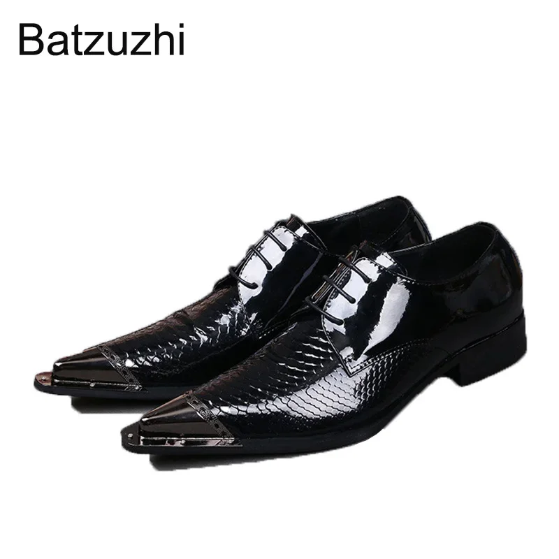 Batzuzhi New Handmade Man Oxford Shoes Pointed Toe Leather Office Business Dress Shoes Limited Edition Party/Wedding Shoes Man
Batzuzhi New Handmade Man Oxford Shoes Pointed Toe Leather Office Business Dress Shoes Limited Edition Party/Wedding Shoes Man