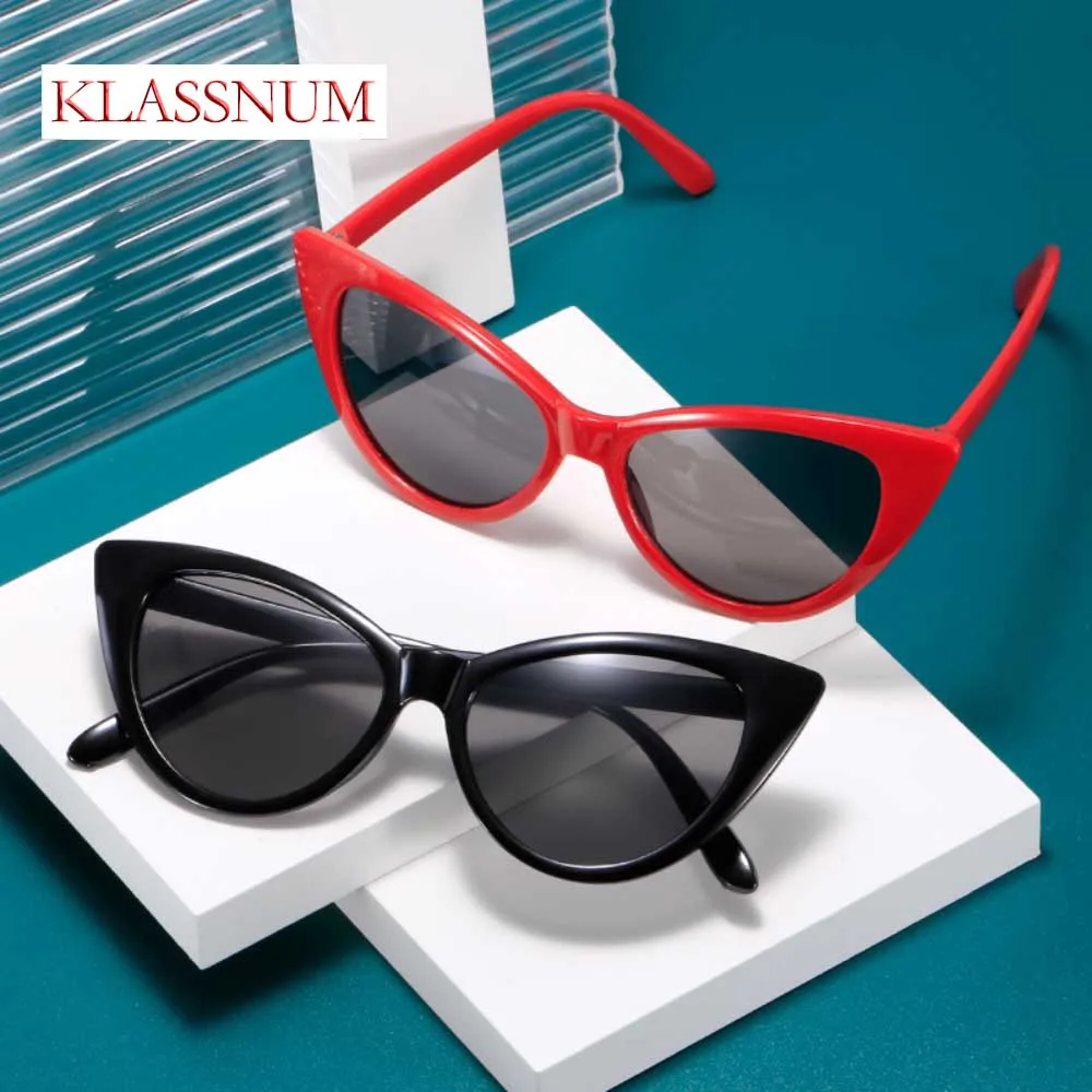KLASSNUM Lovely Cat Eye Sunglasses woman Black Red Beach party Decorate Sun Glasses Trend Girls Boy Eyeglasses uv400
KLASSNUM Lovely Cat Eye Sunglasses woman Black Red Beach party Decorate Sun Glasses Trend Girls Boy Eyeglasses uv400