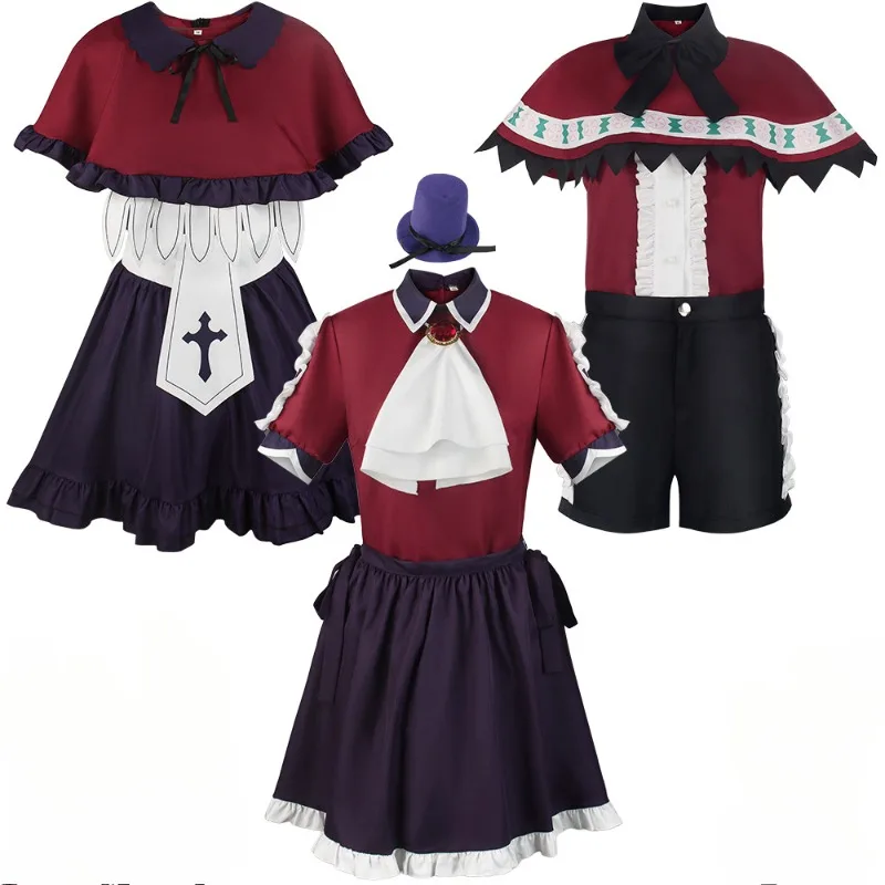 Anime Cosplay Arima and Hoshino Costume Red Shirt Black Skirt Full Set Lolita School Uniform Maid for Halloween Women Girls
Anime Cosplay Arima and Hoshino Costume Red Shirt Black Skirt Full Set Lolita School Uniform Maid for Halloween Women Girls