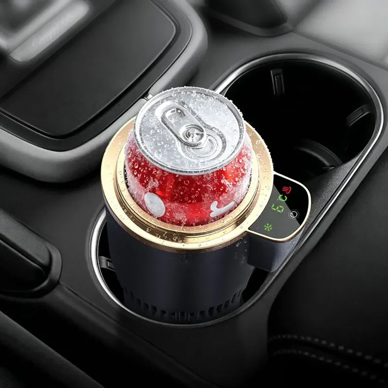 Intelligent Temperature Control Car Hot and Cold Cup Fast Cooling Heating Cup 2 in 1 Portable Smart Car Cooling Cup for Car/Home
Intelligent Temperature Control Car Hot and Cold Cup Fast Cooling Heating Cup 2 in 1 Portable Smart Car Cooling Cup for Car/Home