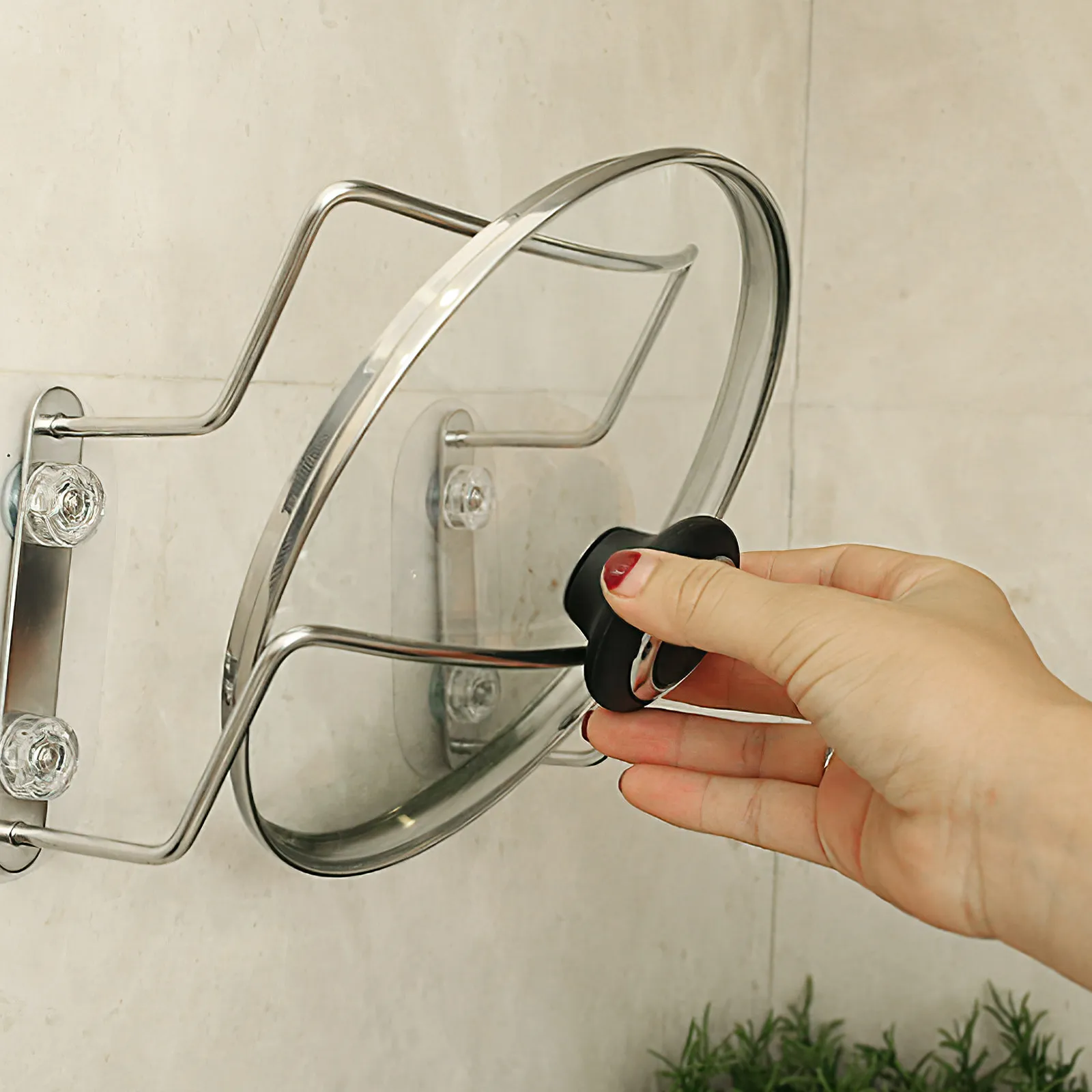 Настенный органайзер для крышек кастрюль, 2-слойная подставка из нержавеющей стали для хранения и сушки на кухне, без сверления при установке
Настенный органайзер для крышек кастрюль, 2-слойная подставка из нержавеющей стали для хранения и сушки на кухне, без сверления при установке