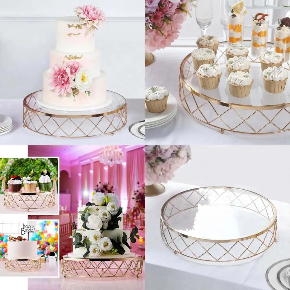 14-уровневая металлическая подставка для торта с геометрическим рисунком и стеклянной крышкой, глянцевая металлическая отделка для десертов, кексов, выпечки и конфет
14-уровневая металлическая подставка для торта с геометрическим рисунком и стеклянной крышкой, глянцевая металлическая отделка для десертов, кексов, выпечки и конфет