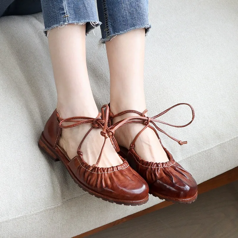 Birkuir Pleated Mary Jane Shoes For Women Lace Up Flat Heel Soft Elegant 2024 Flats Genuine Leather Pointed Toe Low Heel Shoes
Birkuir Pleated Mary Jane Shoes For Women Lace Up Flat Heel Soft Elegant 2024 Flats Genuine Leather Pointed Toe Low Heel Shoes