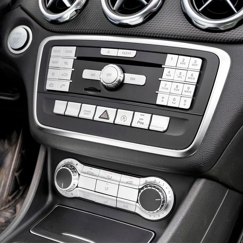 For Mercedes Benz A B Class GLA CLA W176 W246 W242 X156 C117 X117, Central Air Conditioner AC Function Button Trim Cover Sticker
For Mercedes Benz A B Class GLA CLA W176 W246 W242 X156 C117 X117, Central Air Conditioner AC Function Button Trim Cover Sticker