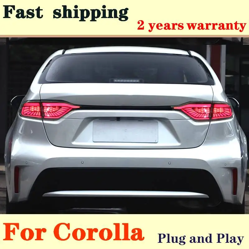 Стайлинг автомобиля для Toyota Corolla, американская версия, светодиодные задние фонари, 2019 2020, для Corolla, новый дизайн, задний фонарь, тормозной + задний ход + сигнал
Стайлинг автомобиля для Toyota Corolla, американская версия, светодиодные задние фонари, 2019 2020, для Corolla, новый дизайн, задний фонарь, тормозной + задний ход + сигнал