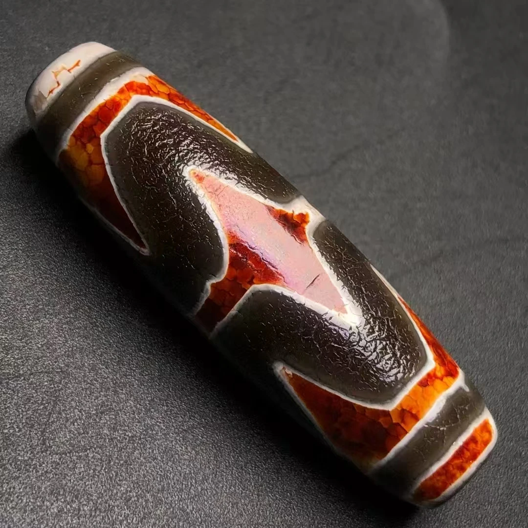 Old Dzi Beads Double Tiger tooth Water Wave 15*49mm Fengshui Amulet High Oily Perfectly Appearance High Quality
Old Dzi Beads Double Tiger tooth Water Wave 15*49mm Fengshui Amulet High Oily Perfectly Appearance High Quality