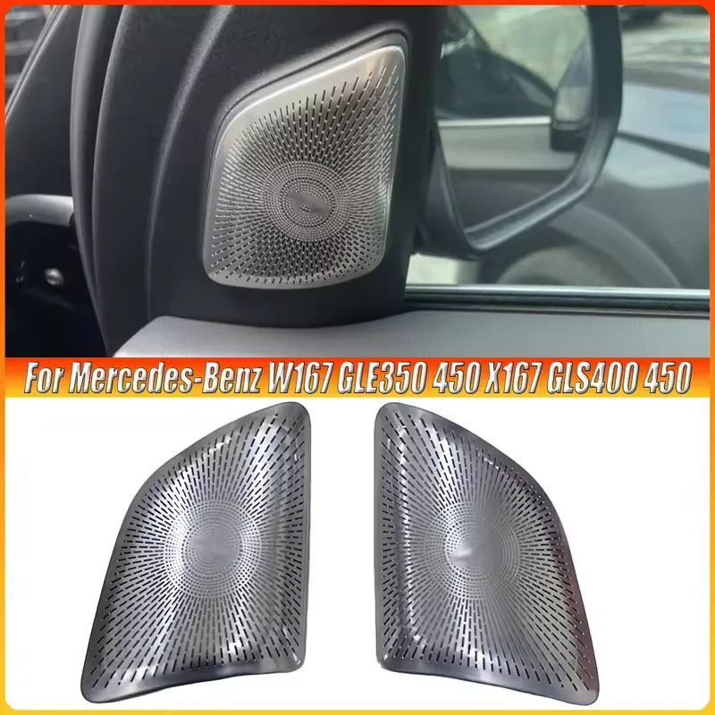 For Mercedes-Benz new W167 GLE350 450 X167 GLS400 450 V167 Modified A-pillar Tweeter Cover 2020-2025 Car Interior Accessories
For Mercedes-Benz new W167 GLE350 450 X167 GLS400 450 V167 Modified A-pillar Tweeter Cover 2020-2025 Car Interior Accessories