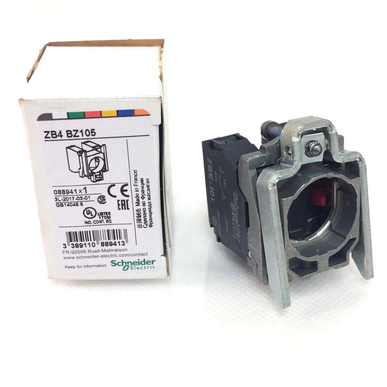 ZB4BZ105 Single contact block
ZB4BZ105 Single contact block