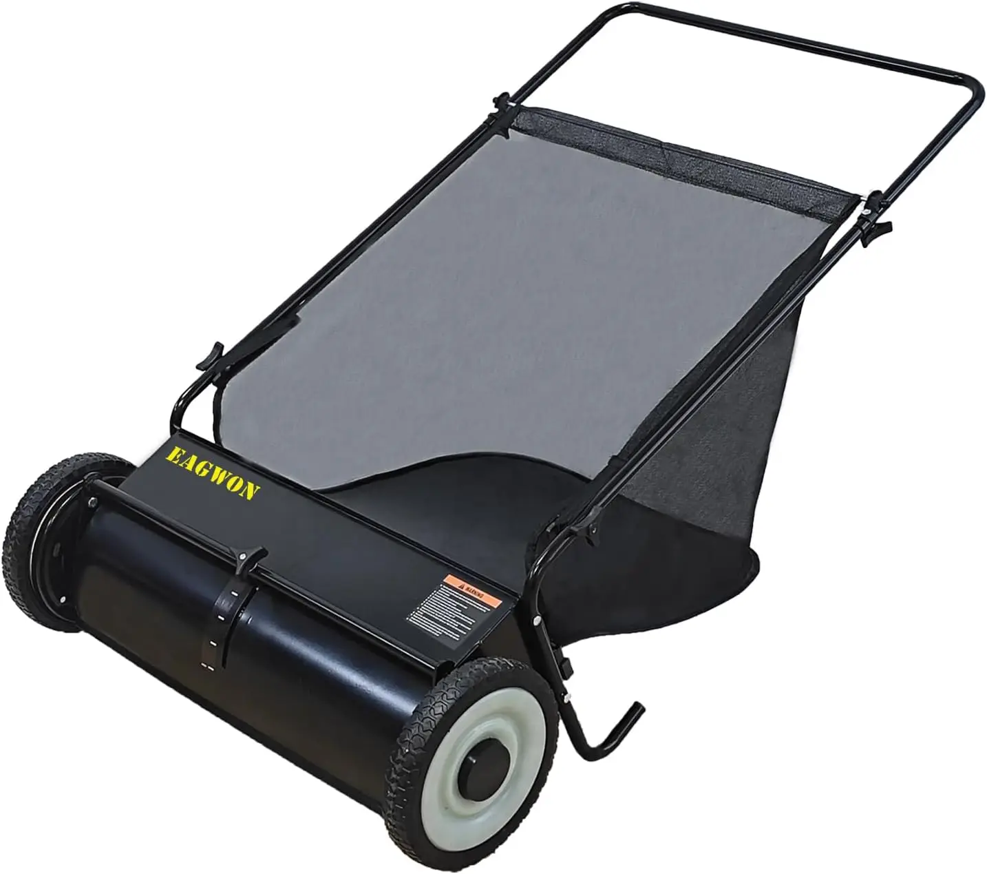 26-Inch Manual Lawn Sweeper with Adjustable Height, Large Hopper Bag for Leaves and Grass
26-Inch Manual Lawn Sweeper with Adjustable Height, Large Hopper Bag for Leaves and Grass
