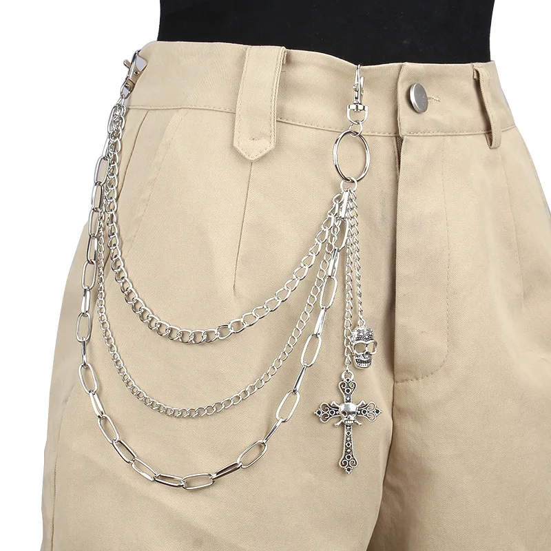 Gothic Punk Heavy Waist Chain Men Skull Keychain Wallet Chain Biker Riding Rock Fashion Accessories
Gothic Punk Heavy Waist Chain Men Skull Keychain Wallet Chain Biker Riding Rock Fashion Accessories