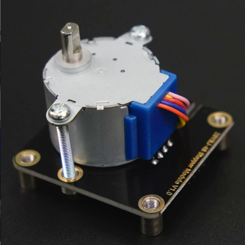 Интегрированный модуль драйвера шагового двигателя 28BYJ-48, Plug & Play, 5В, для Arduino micro:bit, для обучения STEM в классах
Интегрированный модуль драйвера шагового двигателя 28BYJ-48, Plug & Play, 5В, для Arduino micro:bit, для обучения STEM в классах