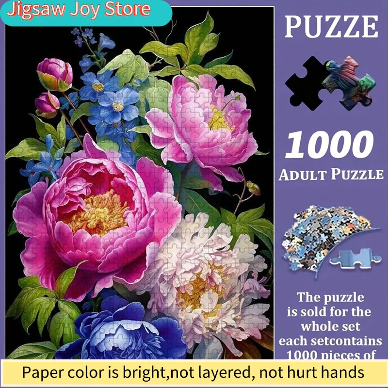 Large Floral Peony Jigsaw Puzzle Suitable for s & - Portable Colorful Blooming Flowers Puzzle, Challenging Piece for family,
Large Floral Peony Jigsaw Puzzle Suitable for s & - Portable Colorful Blooming Flowers Puzzle, Challenging Piece for family,