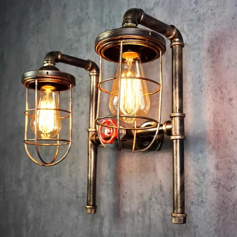 Винтажный промышленный настенный светильник в стиле водопроводных труб для бара, кафе, рустик-декор, уникальный светильник для создания атмосферы, настенный декор для интерьера
Винтажный промышленный настенный светильник в стиле водопроводных труб для бара, кафе, рустик-декор, уникальный светильник для создания атмосферы, настенный декор для интерьера