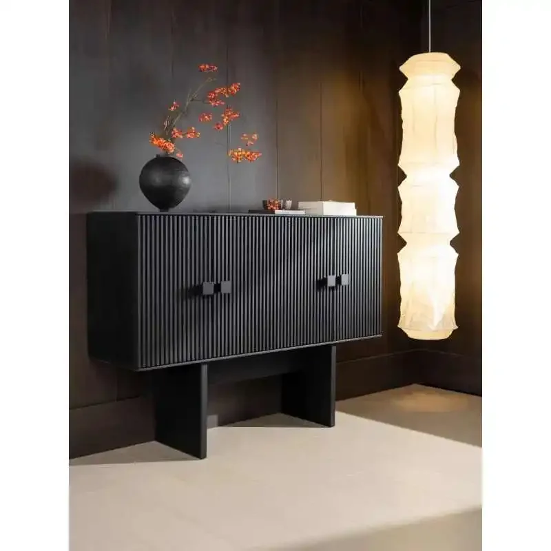 Wabi Sandy Wind Solid Wood Dining Side Cabinet Ash Wood Black Simple Modern Retro Storage Storage Living Room Wall Side Cabinet
Wabi Sandy Wind Solid Wood Dining Side Cabinet Ash Wood Black Simple Modern Retro Storage Storage Living Room Wall Side Cabinet