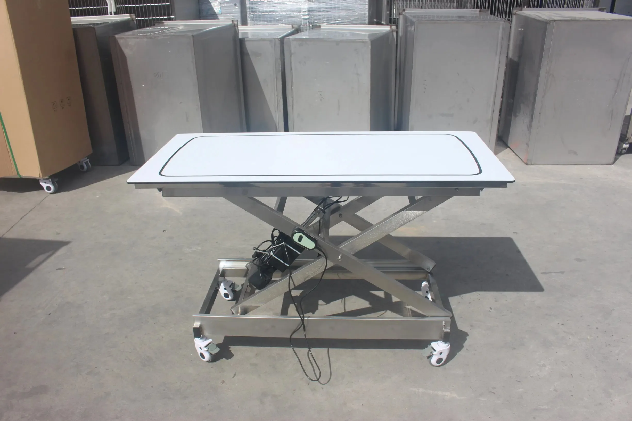 Vet Clinic Equipment High Quality Stainless Steel Lifting Adjustable Veterinary Animal Dissection Table
Vet Clinic Equipment High Quality Stainless Steel Lifting Adjustable Veterinary Animal Dissection Table