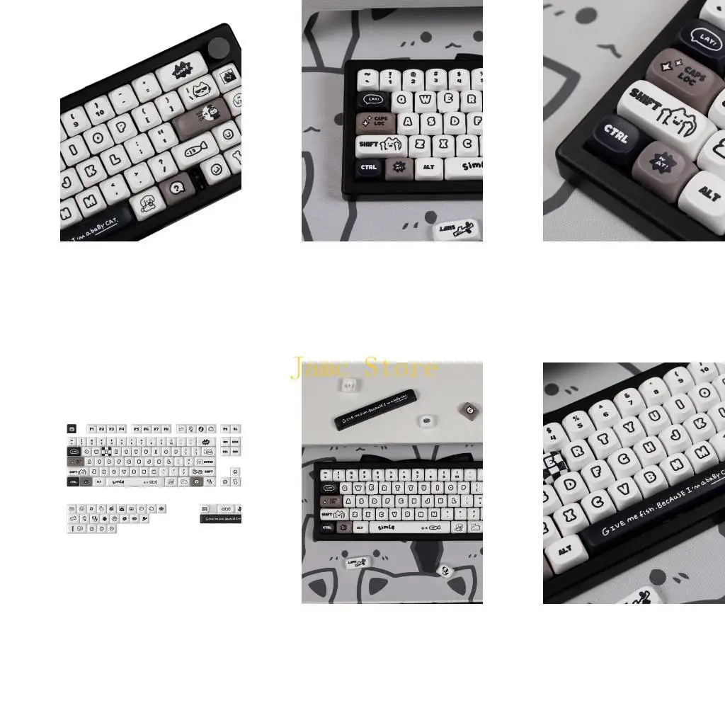 LX0B 140Key PBT Keycaps MOA Height Dyes Sublimation Cats Puppies for Keyboards
LX0B 140Key PBT Keycaps MOA Height Dyes Sublimation Cats Puppies for Keyboards