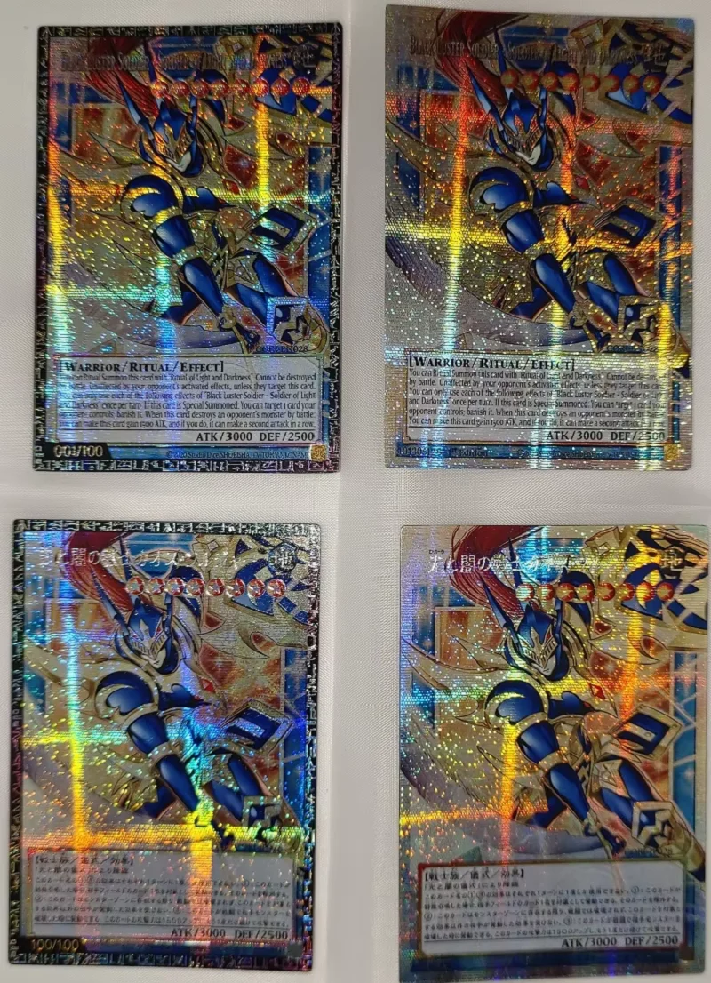 Yu-Gi-Oh Black Luster Soldier-Soldier Of Light And Darkness PSER GMR OOF UTR Children's Hobby Toy Collectible Card(Not Original)
Yu-Gi-Oh Black Luster Soldier-Soldier Of Light And Darkness PSER GMR OOF UTR Children's Hobby Toy Collectible Card(Not Original)