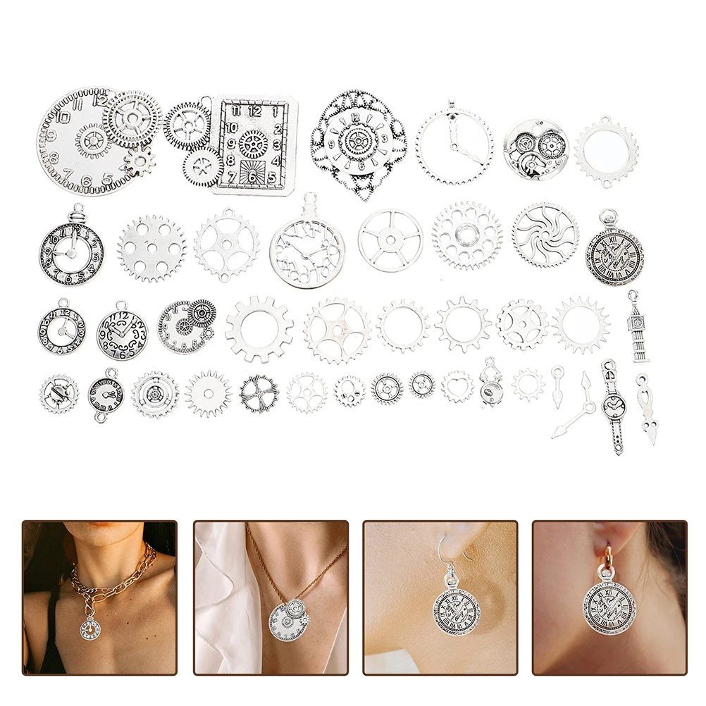 DIY Jewelry Accessories Gear Charms Steampunk Shaped Vintage Gears Pendant Metal Components for Necklace Bracelet Earrings Craft
DIY Jewelry Accessories Gear Charms Steampunk Shaped Vintage Gears Pendant Metal Components for Necklace Bracelet Earrings Craft