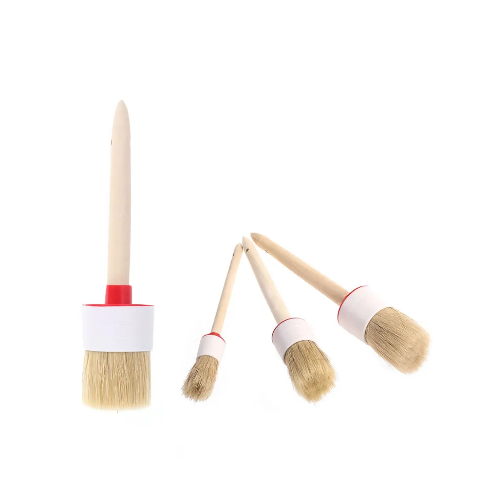 4PCS Detail Brushes Car Cleaning Bamboo Bristle Set Wheel Boar Hair Interior Exterior Dusting Vent Seat
4PCS Detail Brushes Car Cleaning Bamboo Bristle Set Wheel Boar Hair Interior Exterior Dusting Vent Seat