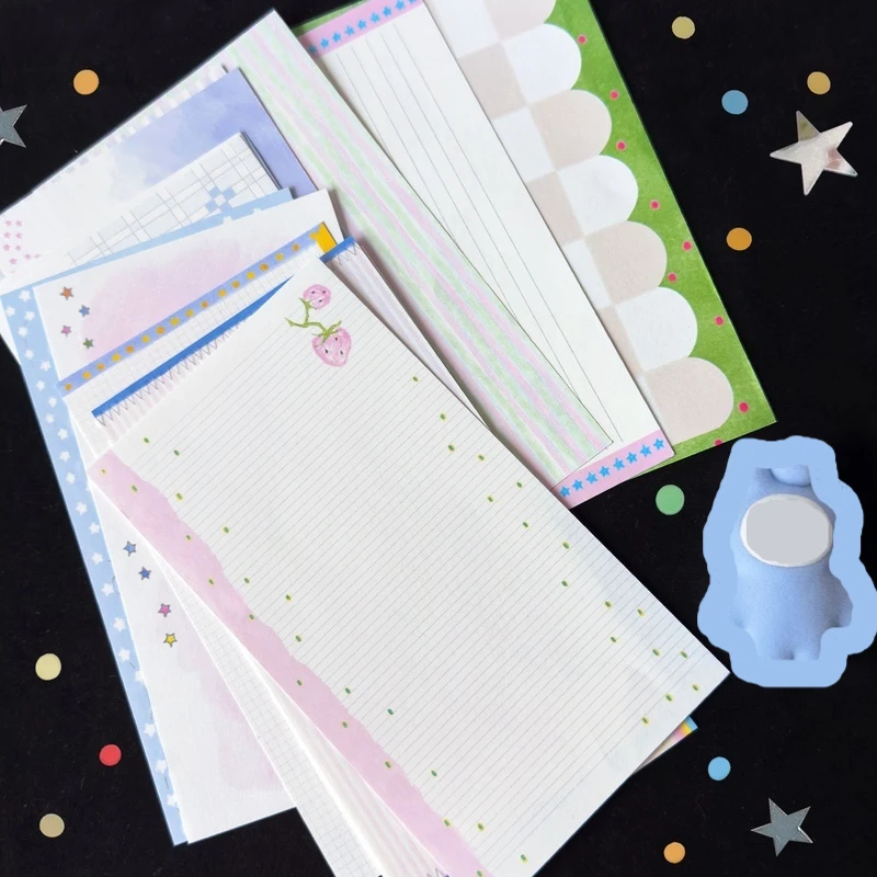 Бумага-наполнитель Wishing Star A6per, 16 стилей, неперфорированные внутренние страницы, соль Ins, материалы для коллажа, съемные липкие заметки
Бумага-наполнитель Wishing Star A6per, 16 стилей, неперфорированные внутренние страницы, соль Ins, материалы для коллажа, съемные липкие заметки