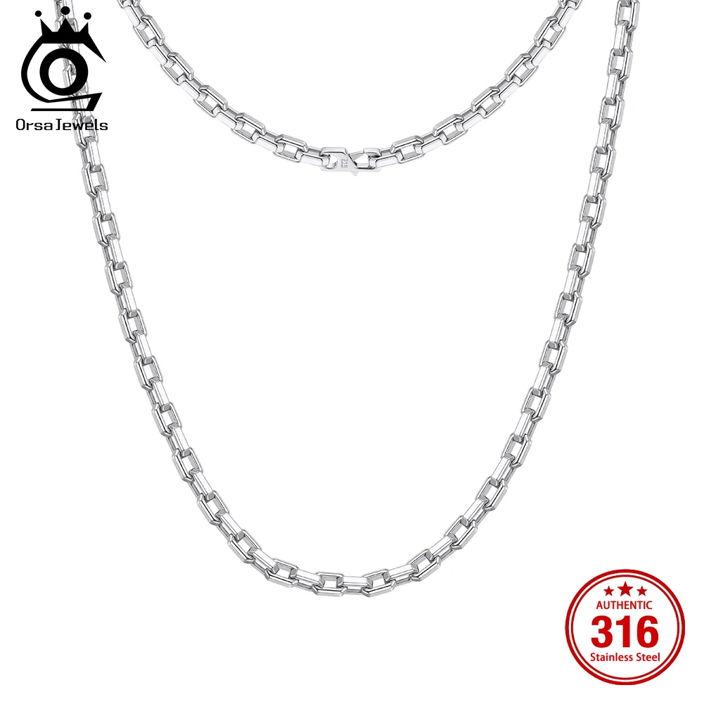 ORSA JEWELS 316 Stainless Steel Vacuum Plating Chunky Link Chain Necklace for Women Men Fashion Party Neck Chain Jewelry HTNCC02
ORSA JEWELS 316 Stainless Steel Vacuum Plating Chunky Link Chain Necklace for Women Men Fashion Party Neck Chain Jewelry HTNCC02