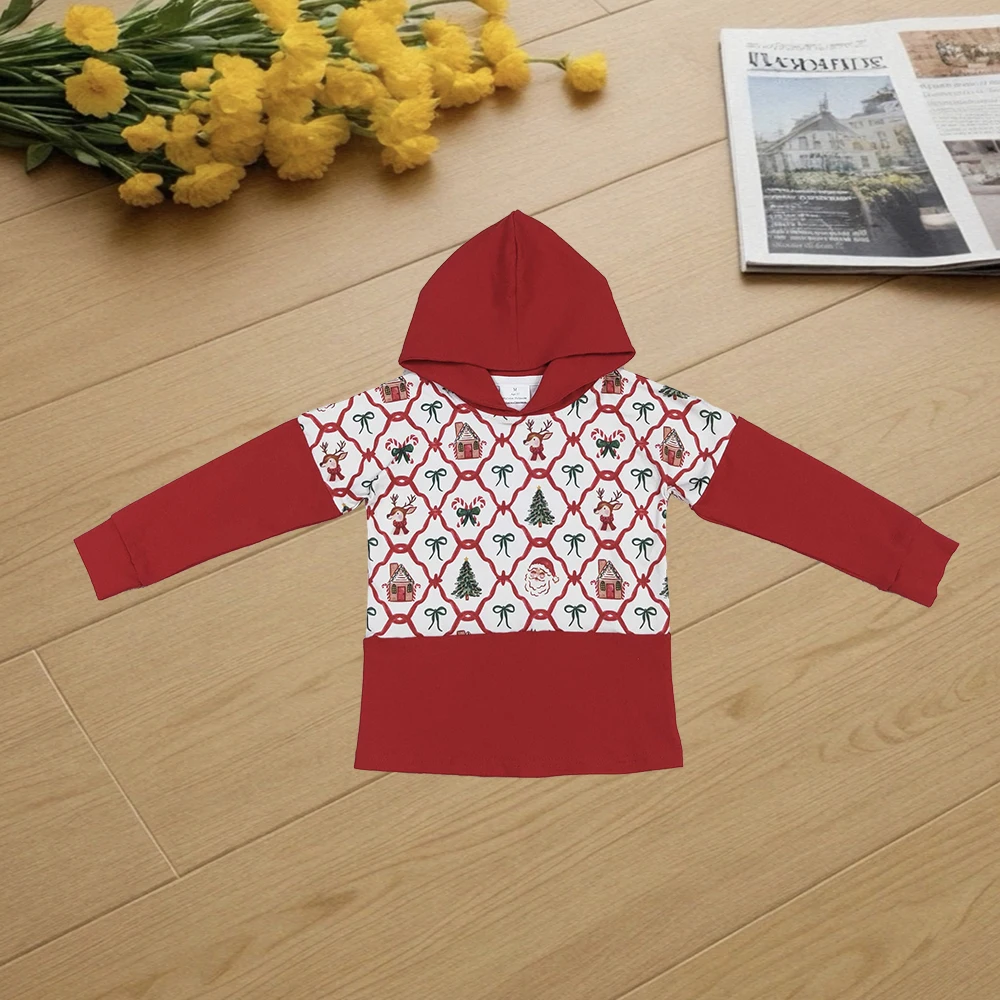 9.18 Baby Girls Long Sleeve Tops Baby Girls Red Christmas Bows Gingerbread Trees Santa Hoodies Tops
9.18 Baby Girls Long Sleeve Tops Baby Girls Red Christmas Bows Gingerbread Trees Santa Hoodies Tops