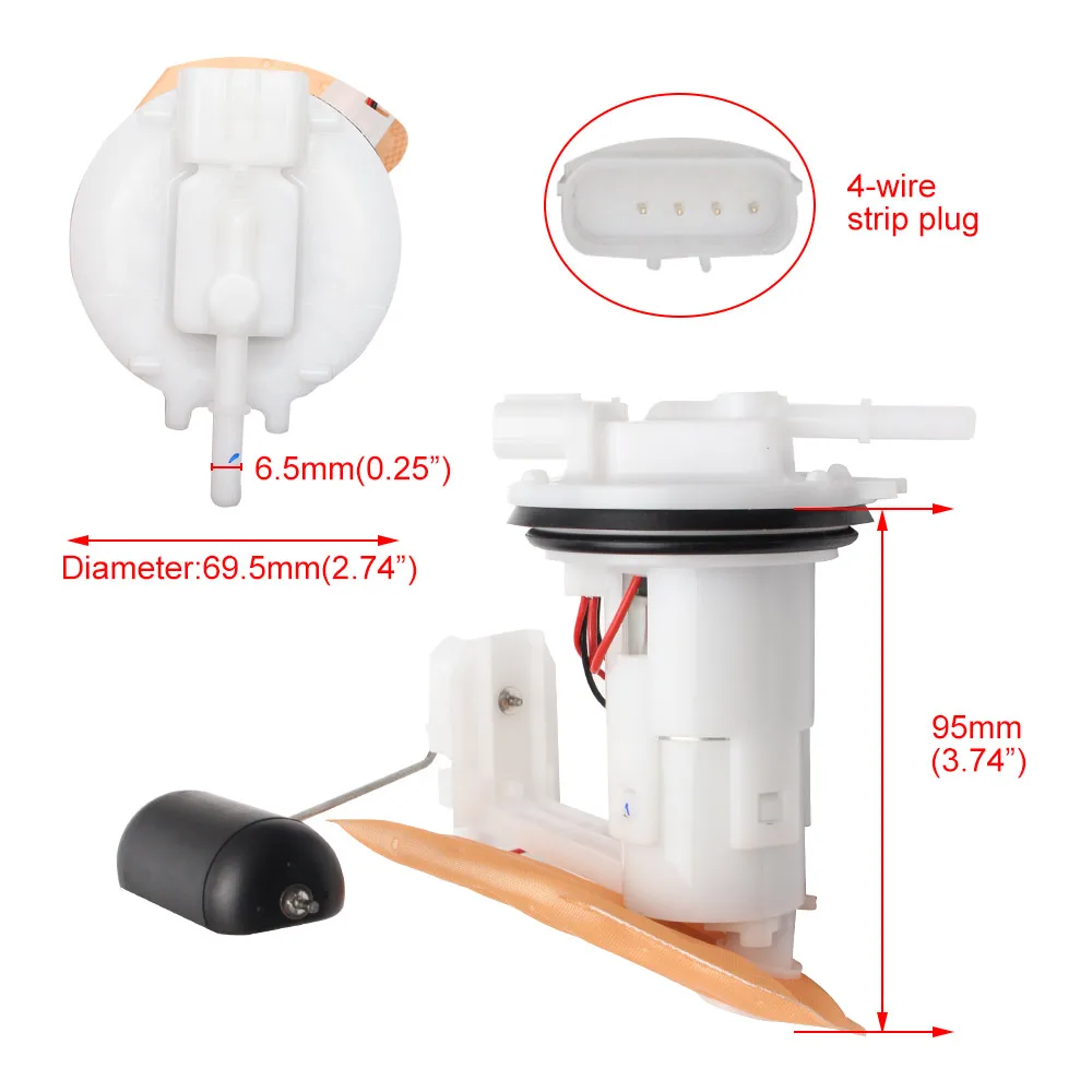 16700-K20-901 Motorcycle Fuel Pump Assembly for Honda ZOOMER-X 2012 Motorbike Fuel System Accessory
16700-K20-901 Motorcycle Fuel Pump Assembly for Honda ZOOMER-X 2012 Motorbike Fuel System Accessory