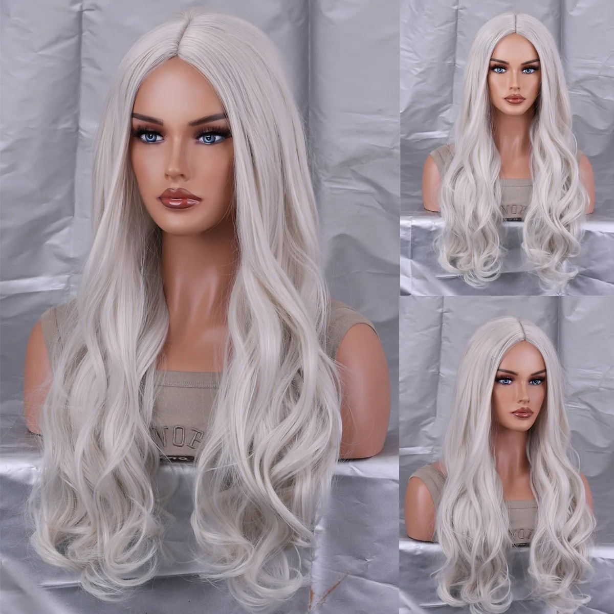 Wavy Synthetic Hair Wigs Long Blonde Wig Cosplay Wig Costume Wigs For Women Pink Red Purple Black Green Blue Grey Dark Brown
Wavy Synthetic Hair Wigs Long Blonde Wig Cosplay Wig Costume Wigs For Women Pink Red Purple Black Green Blue Grey Dark Brown