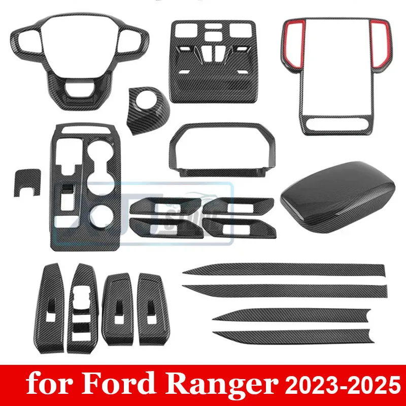 For Ford Ranger T9 2024 2025 Carbon Fiber Interior Overlay Covers Upgrade Inner Decoration Parts Protective Sticker Mat
For Ford Ranger T9 2024 2025 Carbon Fiber Interior Overlay Covers Upgrade Inner Decoration Parts Protective Sticker Mat