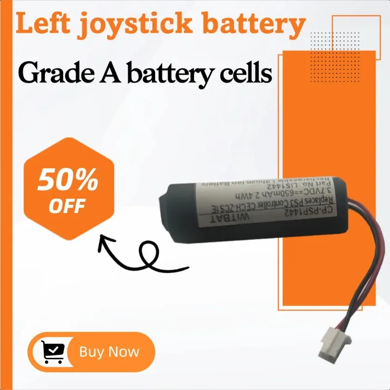 3.7V 650mAh LIS1442 For PS3 CECH-ZCS1E Left Controller Battery 
3.7V 650mAh LIS1442 For PS3 CECH-ZCS1E Left Controller Battery