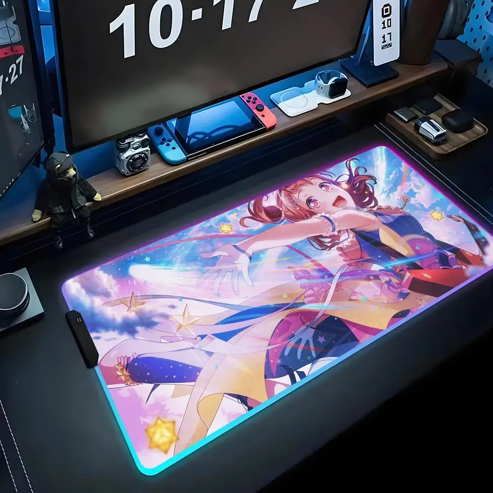 Игровой коврик для мыши Kasumi Toyama RGB с LED-подсветкой, большой светящийся коврик для ПК, настольный коврик для мыши, большой коврик для клавиатуры, настольный коврик-накладка
Игровой коврик для мыши Kasumi Toyama RGB с LED-подсветкой, большой светящийся коврик для ПК, настольный коврик для мыши, большой коврик для клавиатуры, настольный коврик-накладка