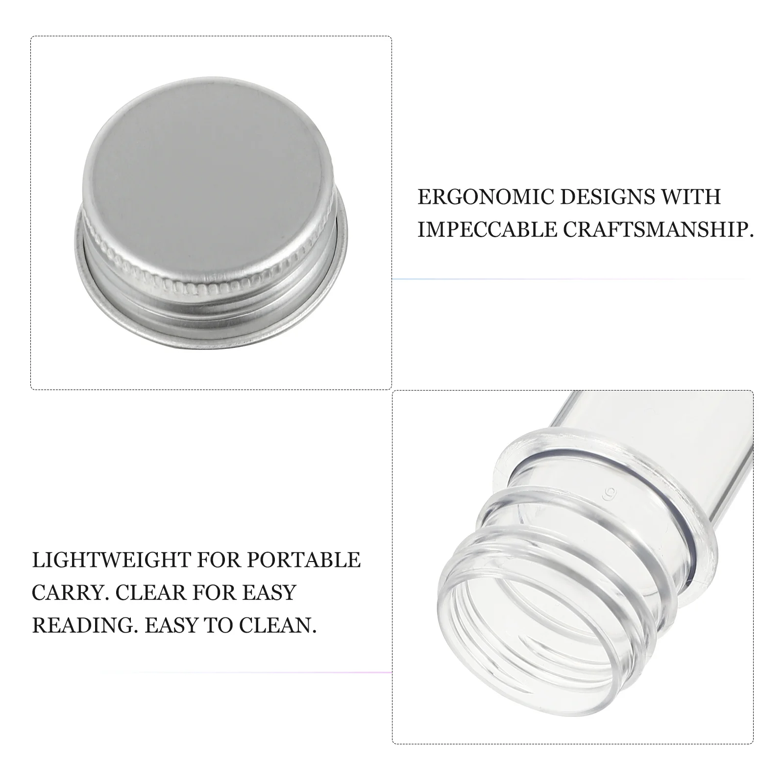 20Pcs Clear Plastic Test Tube Bottles 40Ml with Caps for Sample Storage Reusable Leak Proof Easy to Clean Laboratory Grade Tubes
20Pcs Clear Plastic Test Tube Bottles 40Ml with Caps for Sample Storage Reusable Leak Proof Easy to Clean Laboratory Grade Tubes