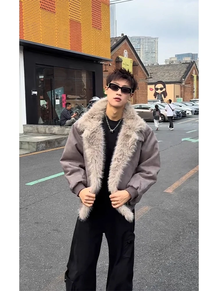 Мужская зимняя куртка American Sle из замши с флисовой подкладкой, теплая хлопковая куртка с большим меховым воротником Mountain Eagle, водонепроницаемая, верхняя одежда
Мужская зимняя куртка American Sle из замши с флисовой подкладкой, теплая хлопковая куртка с большим меховым воротником Mountain Eagle, водонепроницаемая, верхняя одежда