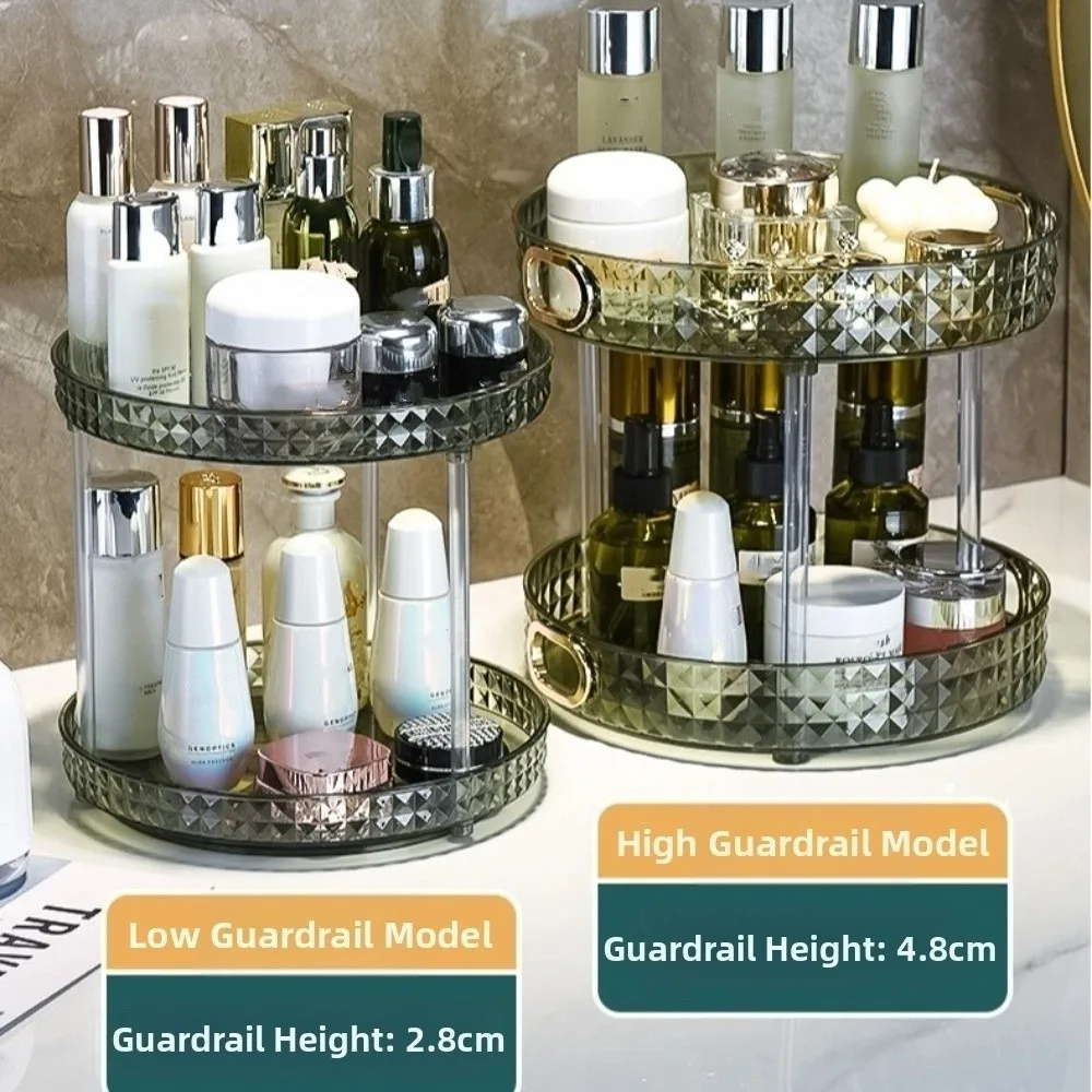 Bathroom Organizer Clear Cosmetics Storage Rack 360 Rotating Multilayer Makeup Storage Box Light Luxury Finishing Tray Kitchen
Bathroom Organizer Clear Cosmetics Storage Rack 360 Rotating Multilayer Makeup Storage Box Light Luxury Finishing Tray Kitchen