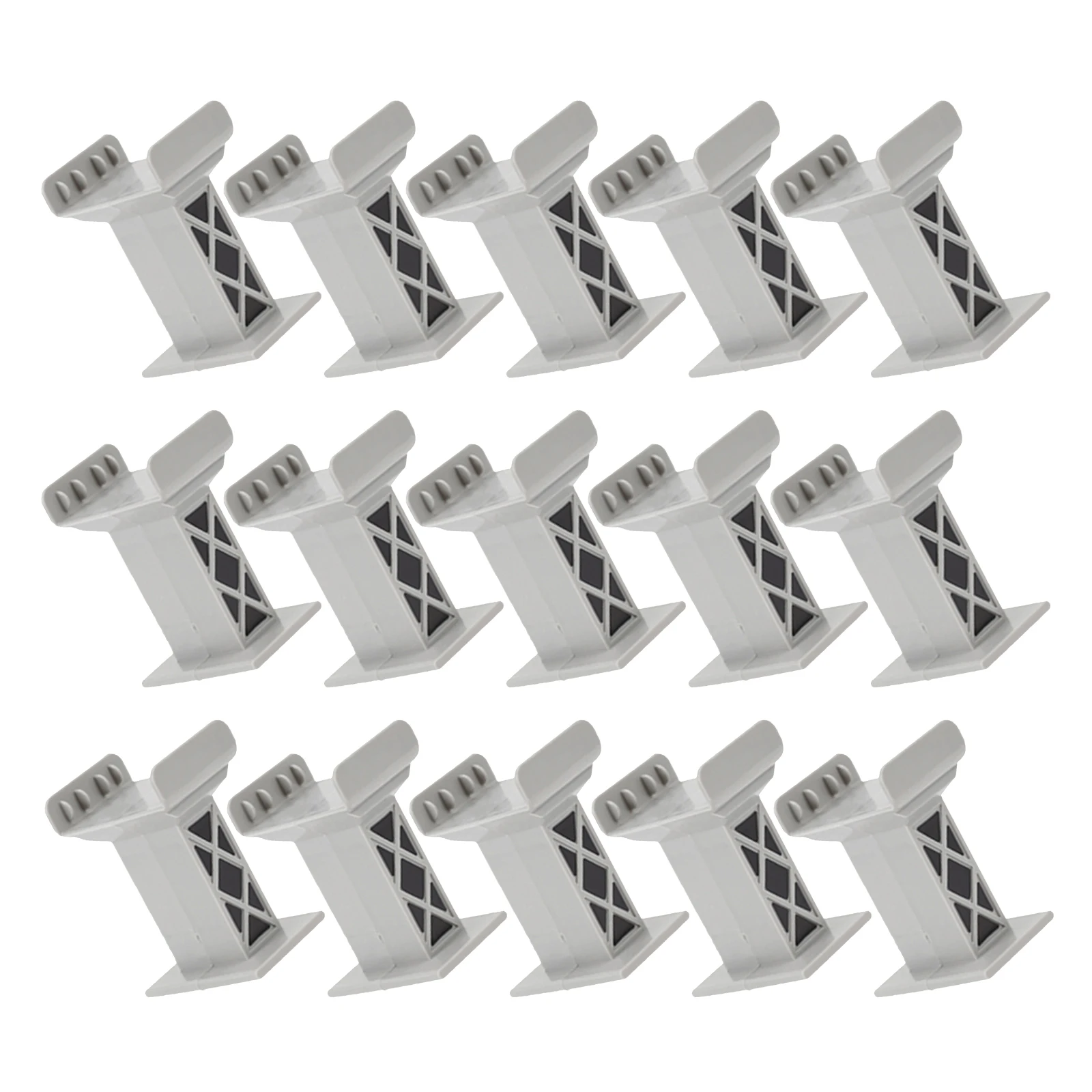 15Pcs Railway Track Support Multitier Elevated Pillars High Level Blocks Platform Risers Bridge Pier Railway Track Accessories