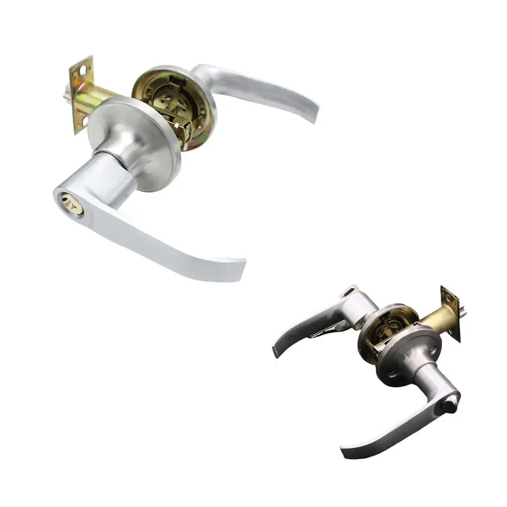 Door Handle Lock Entry Security Zinc Alloy Privacy Passage Entrance Keyed Locks for Bedroom Indoor 30-50mm Type 1
Door Handle Lock Entry Security Zinc Alloy Privacy Passage Entrance Keyed Locks for Bedroom Indoor 30-50mm Type 1