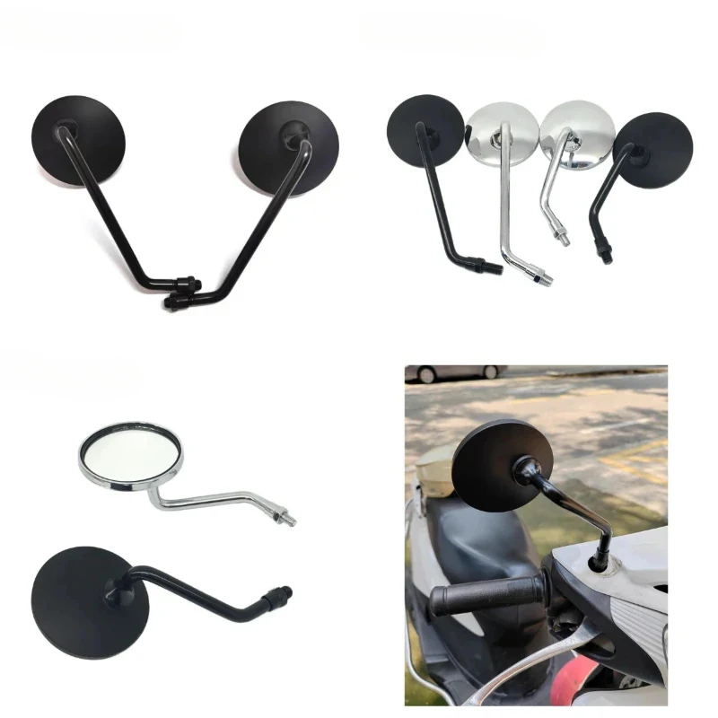 Motorcycle Rearview Mirrors Retro ABS 7/8'' 8/10MM Universal Round Mirror For Royal Enfield Himalayan meteor 350 Honda Shadow
Motorcycle Rearview Mirrors Retro ABS 7/8'' 8/10MM Universal Round Mirror For Royal Enfield Himalayan meteor 350 Honda Shadow