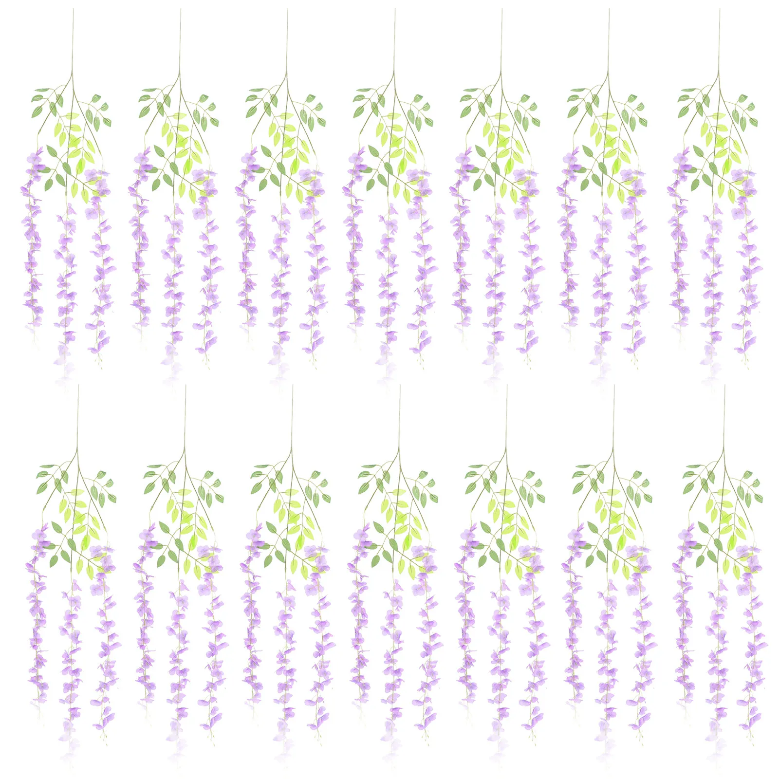 24Pcs Artificial Wisteria Hanging Flowers Realistic Flower Vines Wedding Party Garden Wall Decor Garland Faux Floral Strings
24Pcs Artificial Wisteria Hanging Flowers Realistic Flower Vines Wedding Party Garden Wall Decor Garland Faux Floral Strings