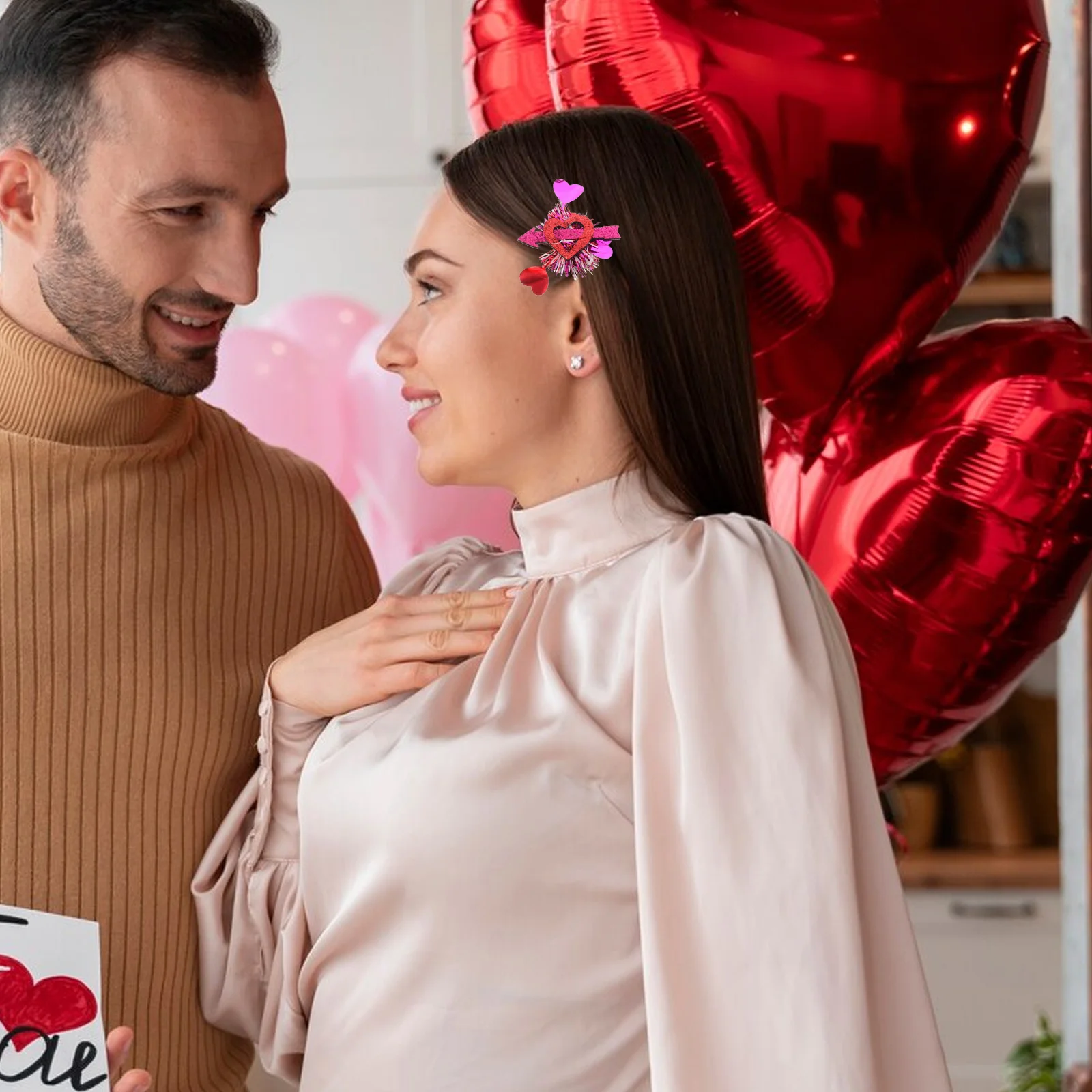 Romantic Valentine's Day Hair Clips Heart Sparkly Ribbon Barrettes Glitter Alligator Pins Toddler Teen Girls Party Wedding
Romantic Valentine's Day Hair Clips Heart Sparkly Ribbon Barrettes Glitter Alligator Pins Toddler Teen Girls Party Wedding