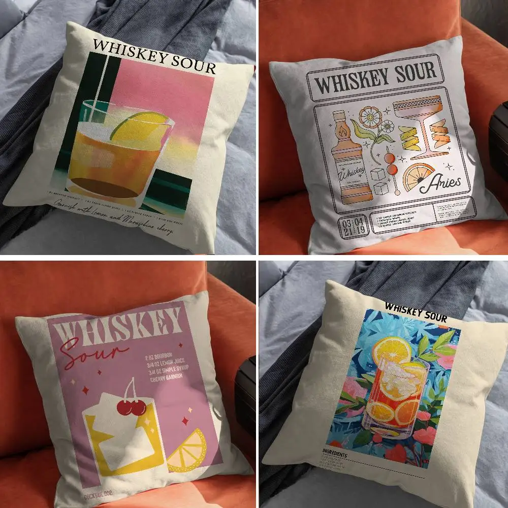 Whiskey Sour Cocktail Pillow Case For Car Pillows 60x60 Cushions Luxury Double sided Cover Home and Decoration Sofa 30x30
Whiskey Sour Cocktail Pillow Case For Car Pillows 60x60 Cushions Luxury Double sided Cover Home and Decoration Sofa 30x30