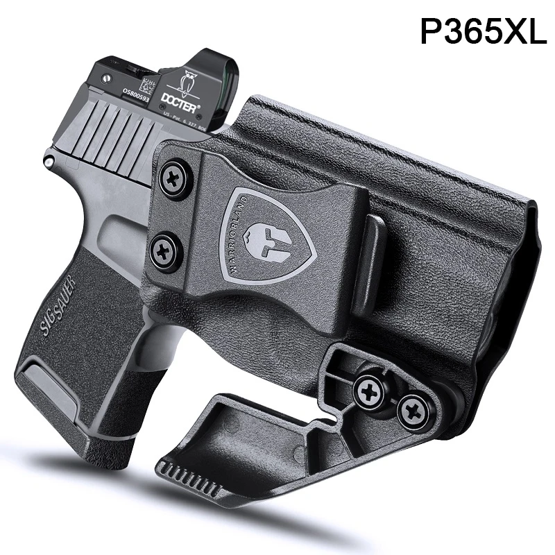 IWB Kydex Holster for Sig Sauer P365XL,9mm Pistol with Optics Cut,With Claw Right Hand
IWB Kydex Holster for Sig Sauer P365XL,9mm Pistol with Optics Cut,With Claw Right Hand