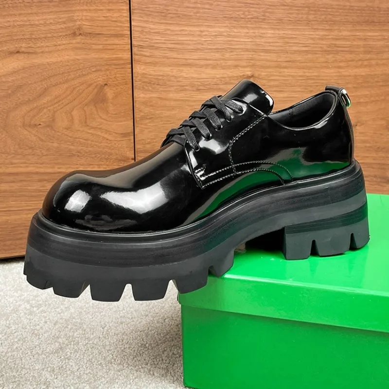New British Fashion Office Casual Dress Shoes Men Genuine Leather Thick Sole High End Business Formal Loafers Derby Shoes
New British Fashion Office Casual Dress Shoes Men Genuine Leather Thick Sole High End Business Formal Loafers Derby Shoes