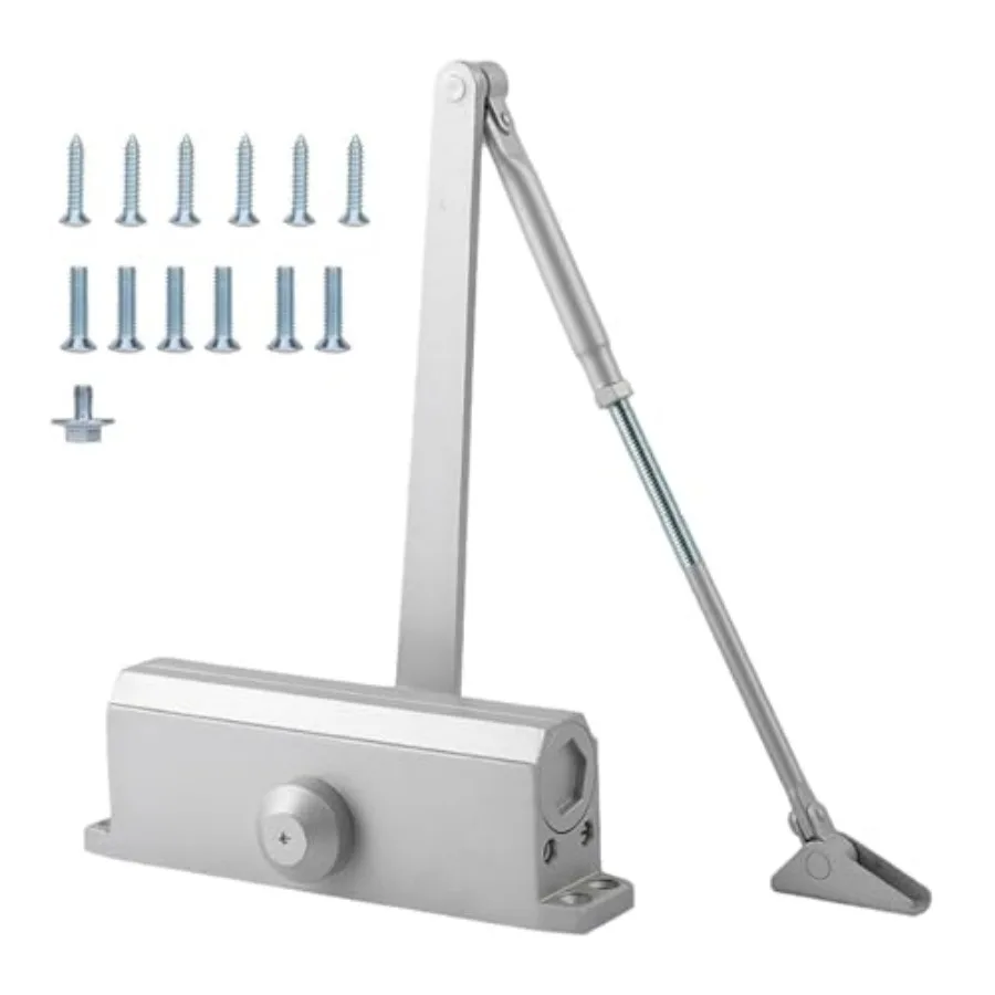 Commercial Door Closer, Ten Years of Service, Size 4, 10 Minute Installation, 3-5 Levels of Adjustable Strength for 52-207lb We
Commercial Door Closer, Ten Years of Service, Size 4, 10 Minute Installation, 3-5 Levels of Adjustable Strength for 52-207lb We